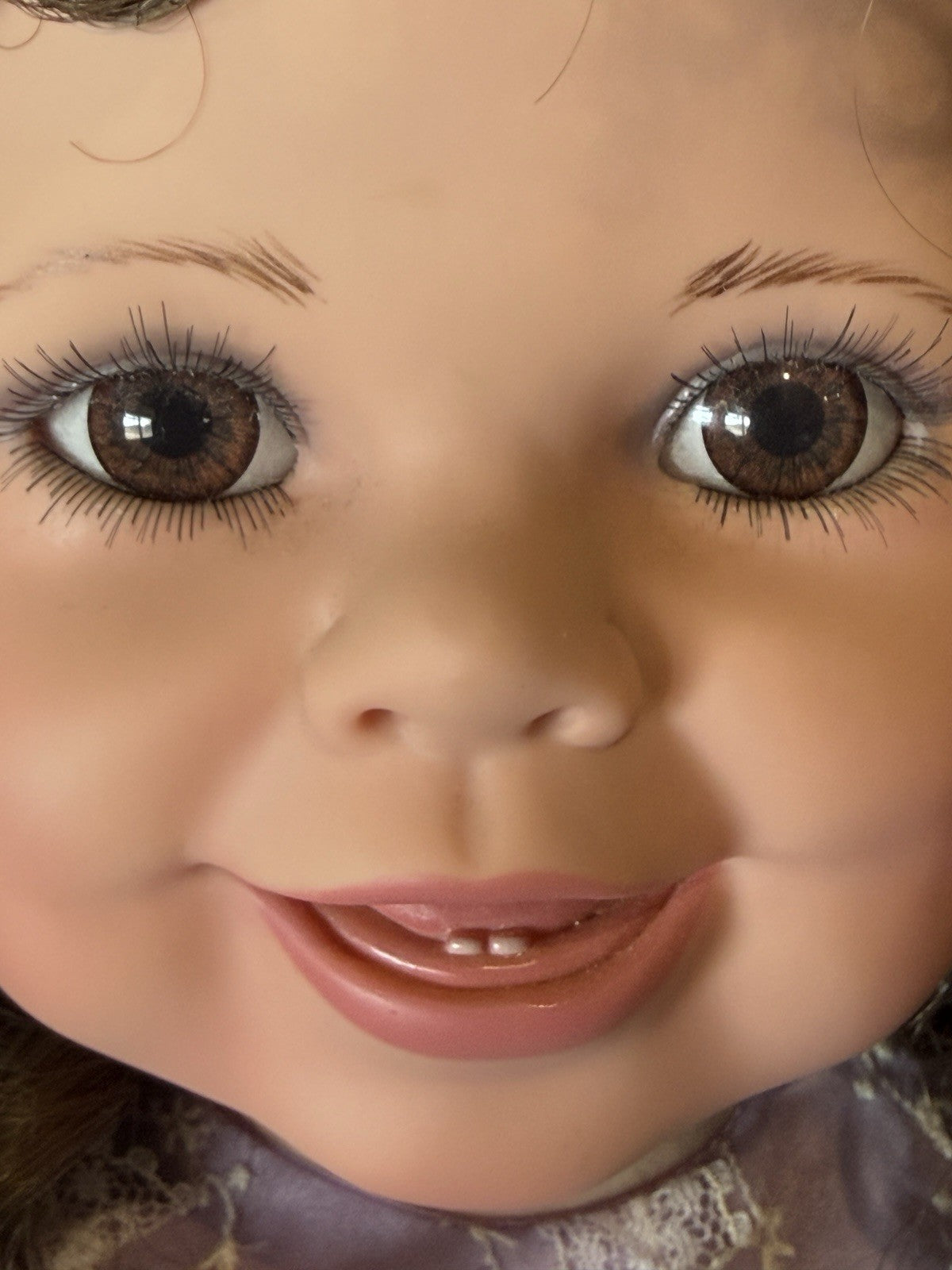 MIB Collectible Virginia Turner 26” Vinyl Girl Doll “Lilac And Lace” LE 200
