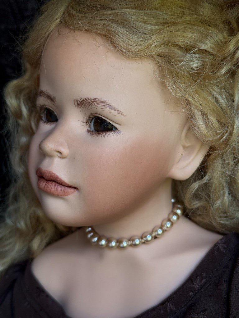 Lifelike Artist Porcelain 26” (?) Heidi Plusczok Doll LE 12