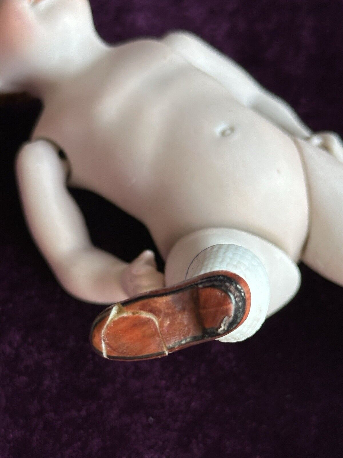 Antique German 7” Kestner 165 All Bisque Mignonette Boy Doll