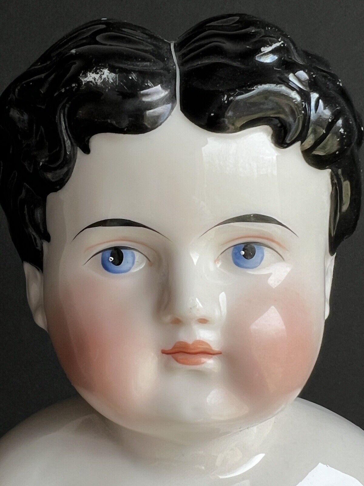 Antique German 22” ABG Alt Beck Gottschalk 784 Exposed Ears China Boy Doll