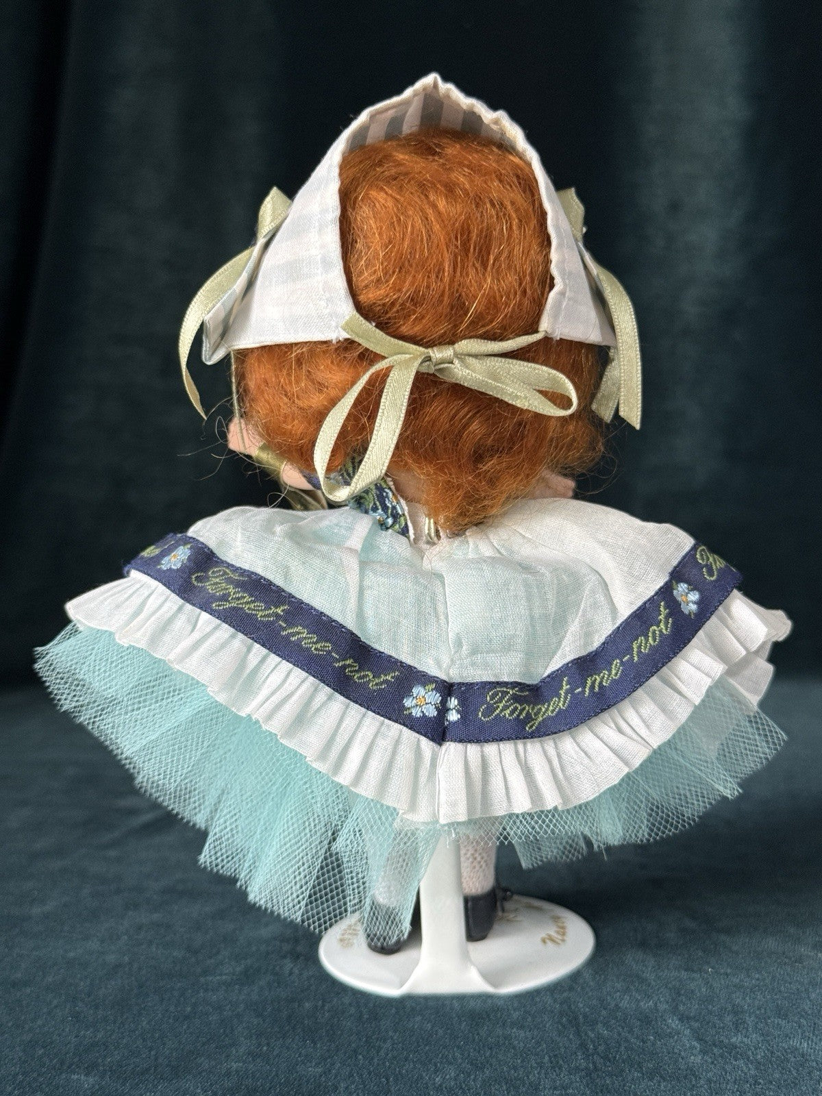 MIB Nancy Ann “Forget Me Not” Dianna Effner Doll LE 155/1000 Box/COA/Tag/Stand