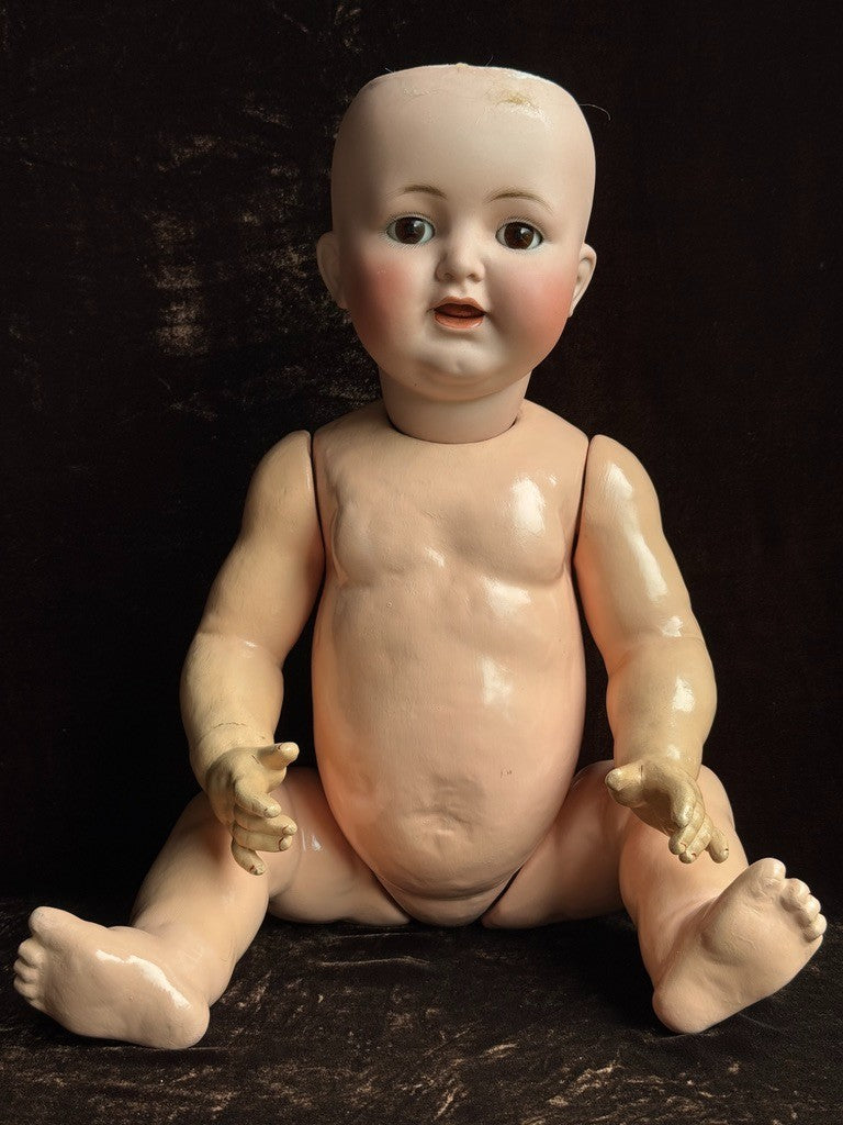Antique German 22" Simon & Halbig Kammer & Reinhardt 126 Bisque Head Baby Doll