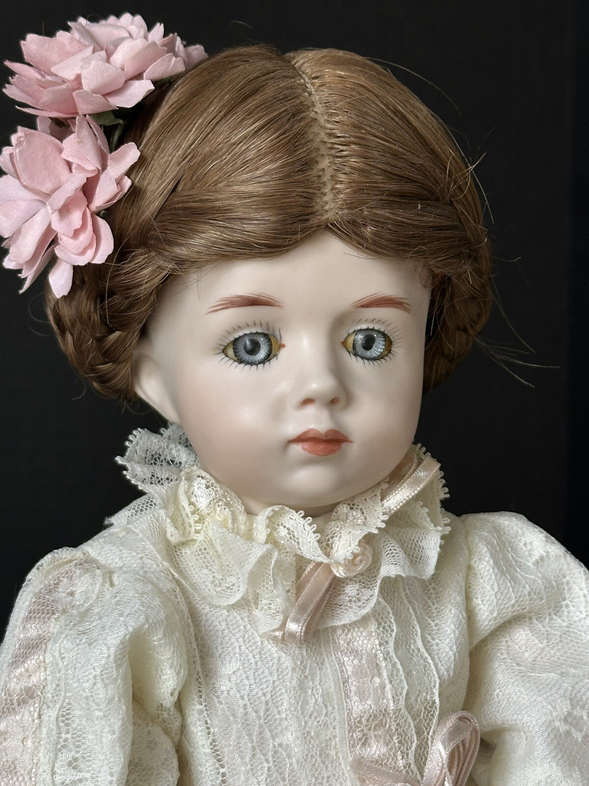 Reproduction of  Antique French Albert Marque 15” Doll Porcelain Head