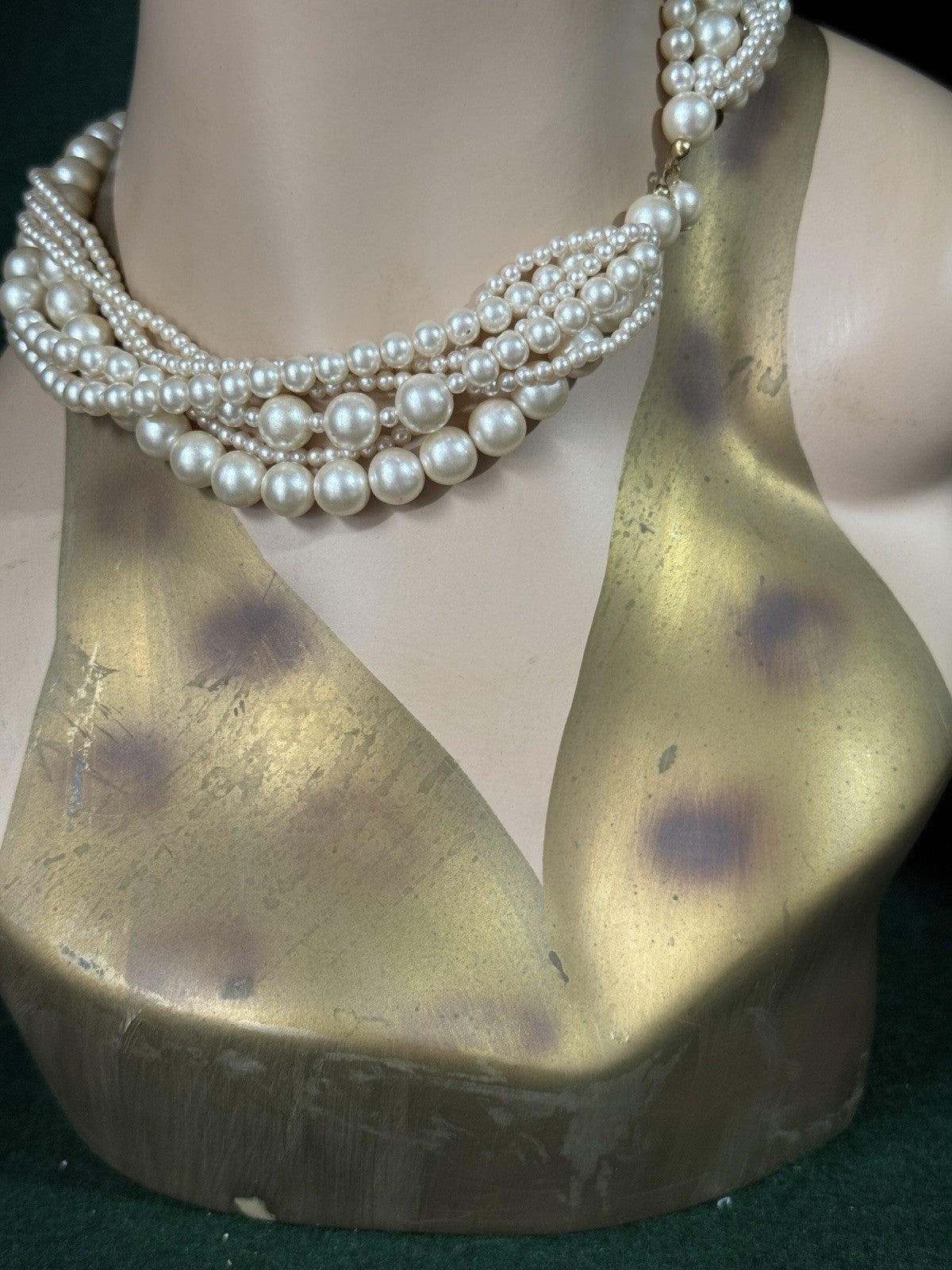 Art Deco 18” Mannequin Head Female For Jewelry Display