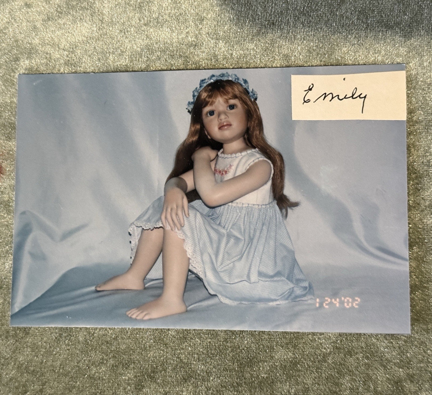 Large 39” Porcelain Doll “Emily” by Pamela Erff LE 600 COA/Tag