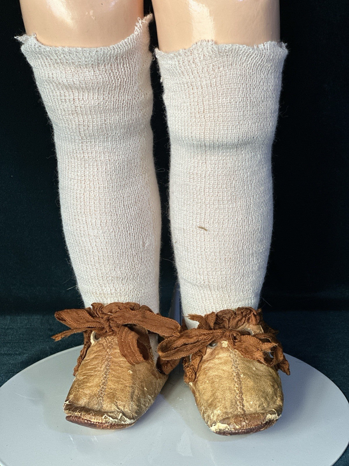 Antique German 23” Gebruder Kuhnlenz 44.31 DEP Bisque Head Doll