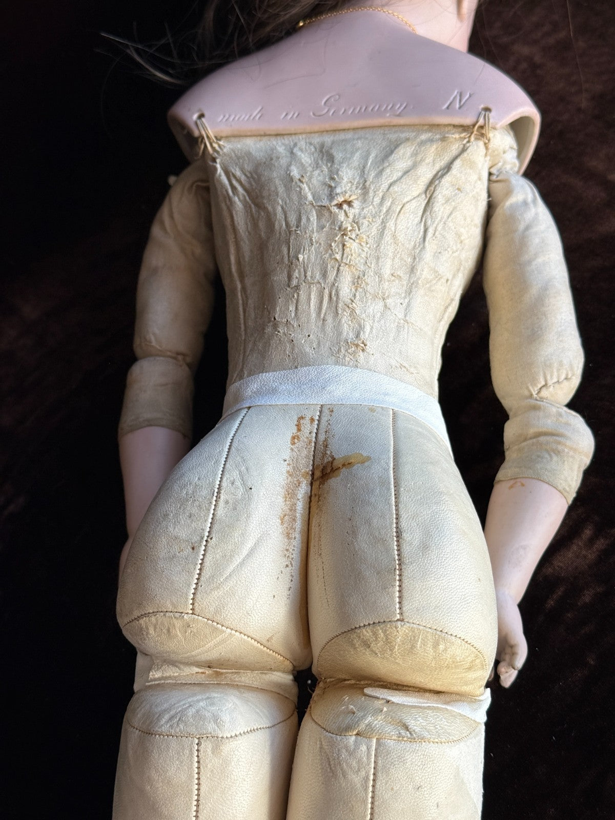 Antique German 26” Kestner Alphabet Series Bisque Shoulder Turned Head Doll