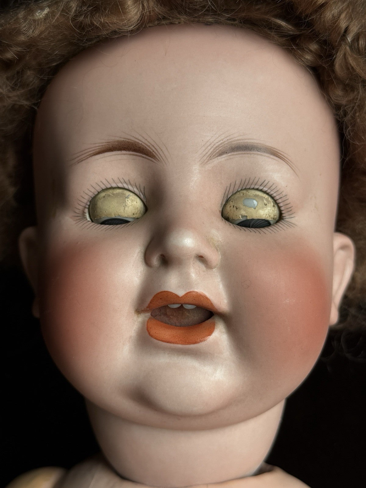 Antique German 21” ABG Alt Beck & Gottschalk 1361 Bisque Head Baby Doll