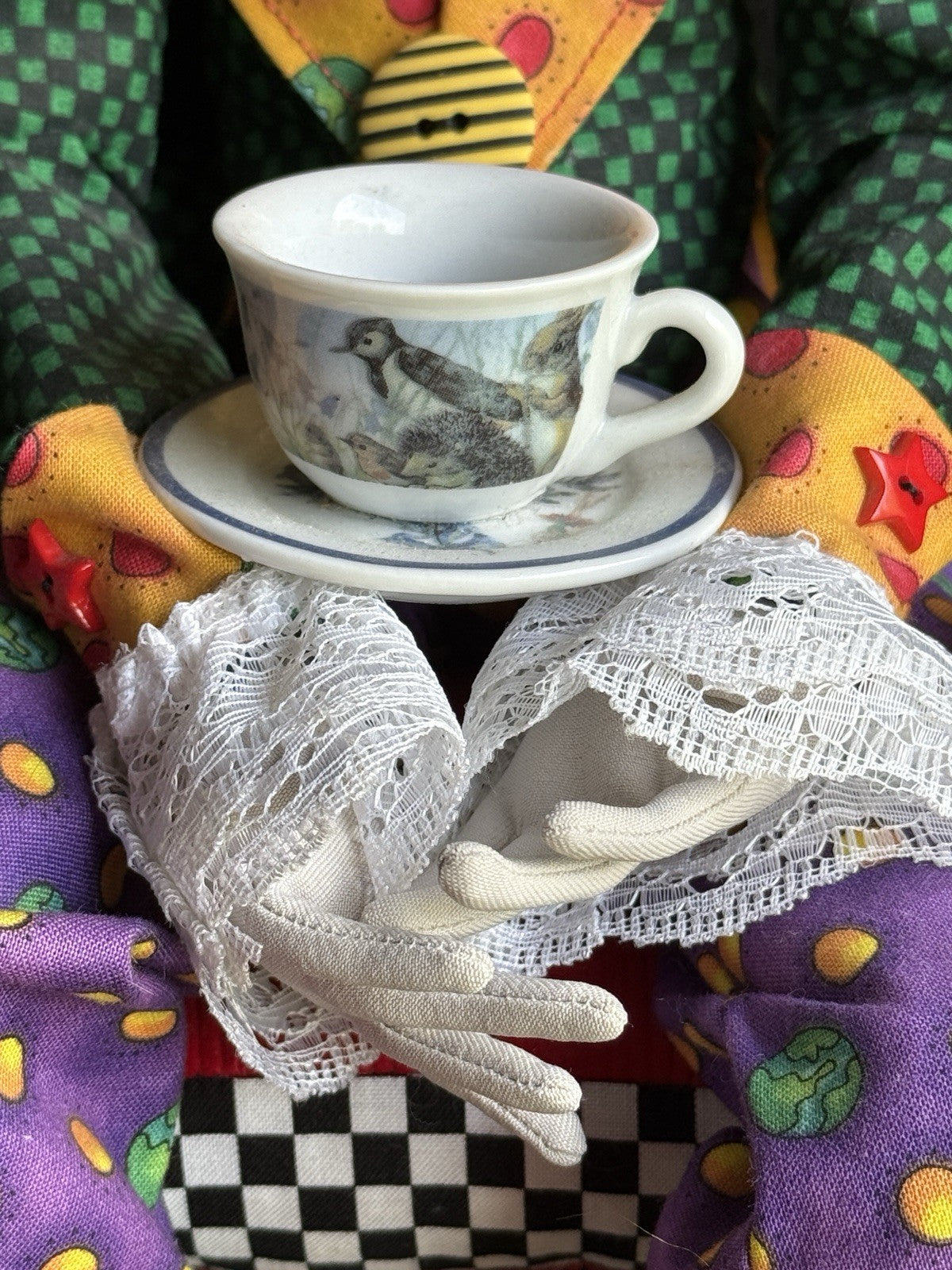 OOAK 20.75” The Mad Hatter Alice In Wonderland Cloth Artist Made Character Doll