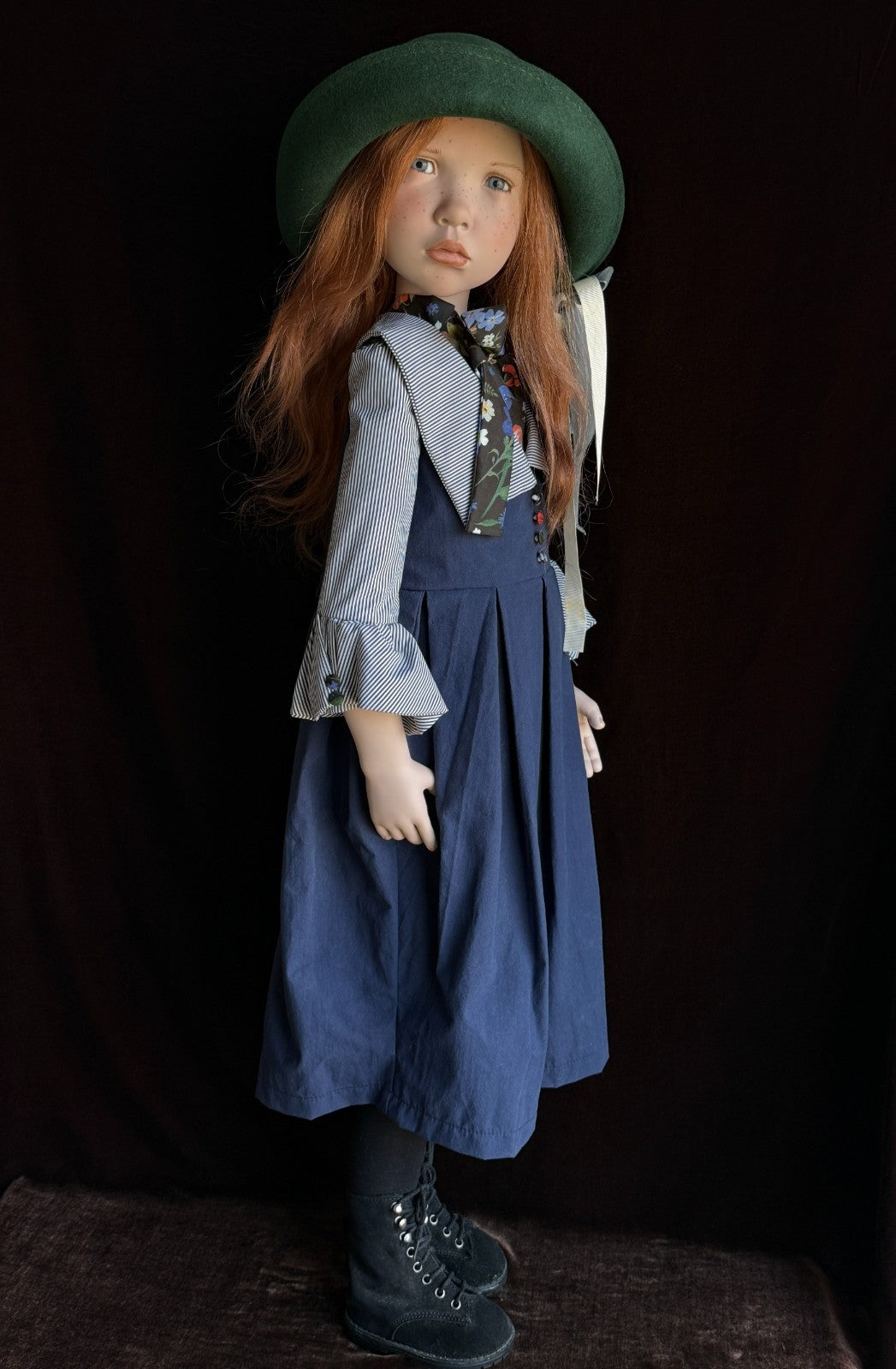 Rare Huge Lifelike Zwergnase 35” Philomene Vinyl Doll 2018 LE 45 in Box