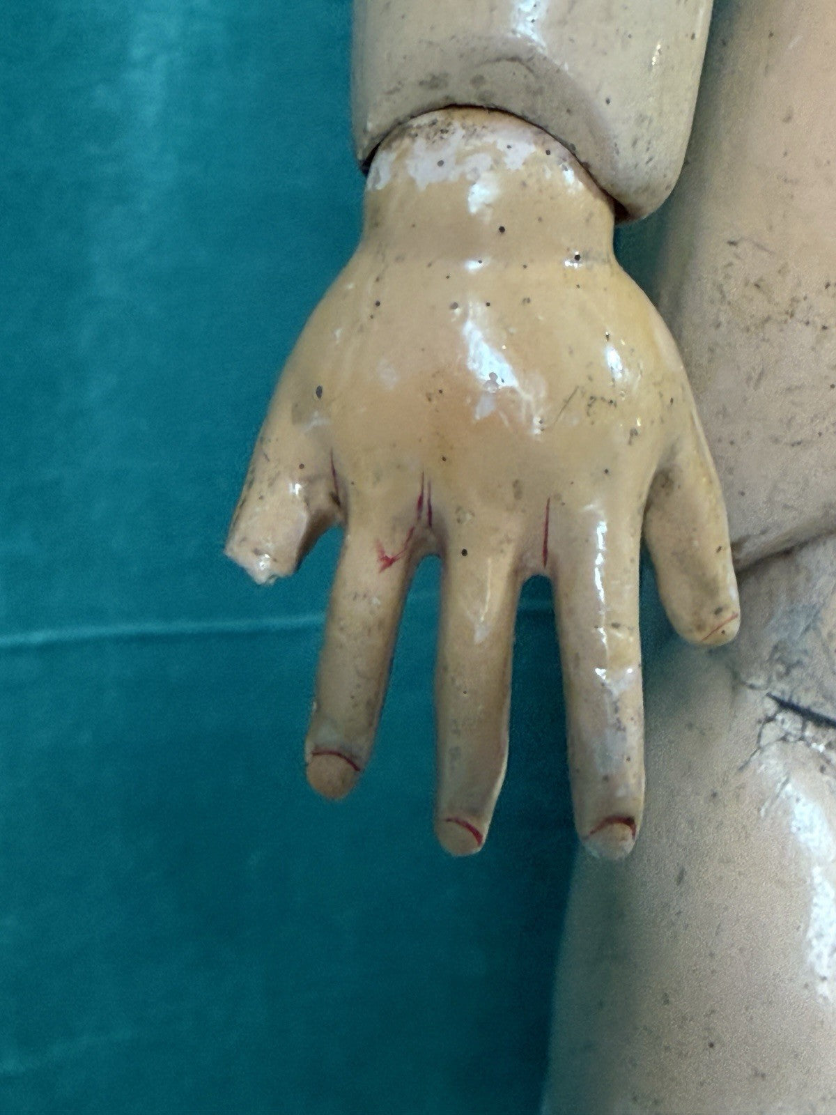 Antique German Cuno Otto Dressel Mold 1912 Bisque Head 22” Doll