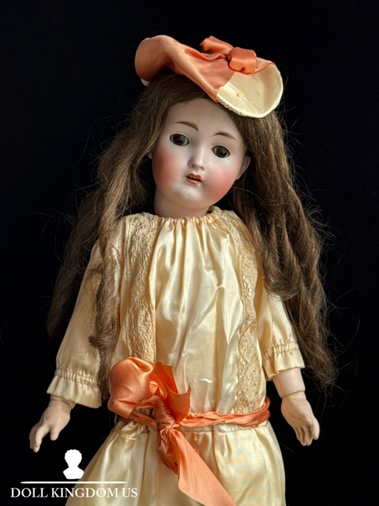 Antique German 21" Alt Beck Gottschalck 136 Bisque Head Doll