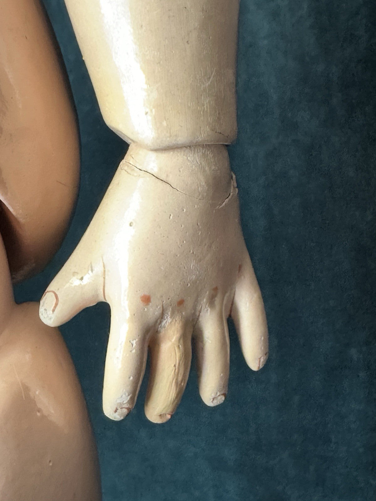 Antique German Simon Halbig Mold 1078 19” Doll Bisque Head Composition Body