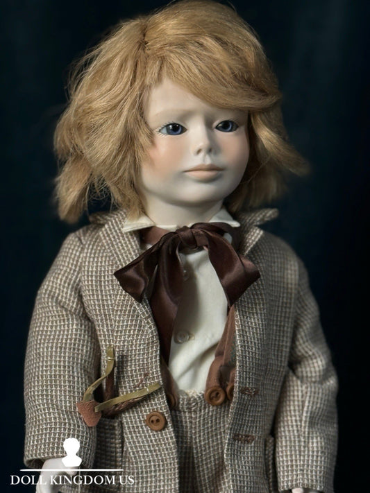 Porcelain 18” Doll “Tom Sawyer” Dolls By Jerri With Tag