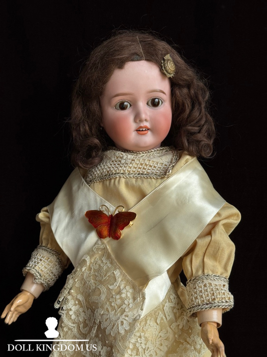 Antique German 24” Schoenau & Hoffmeister 1909 Bisque Head Doll