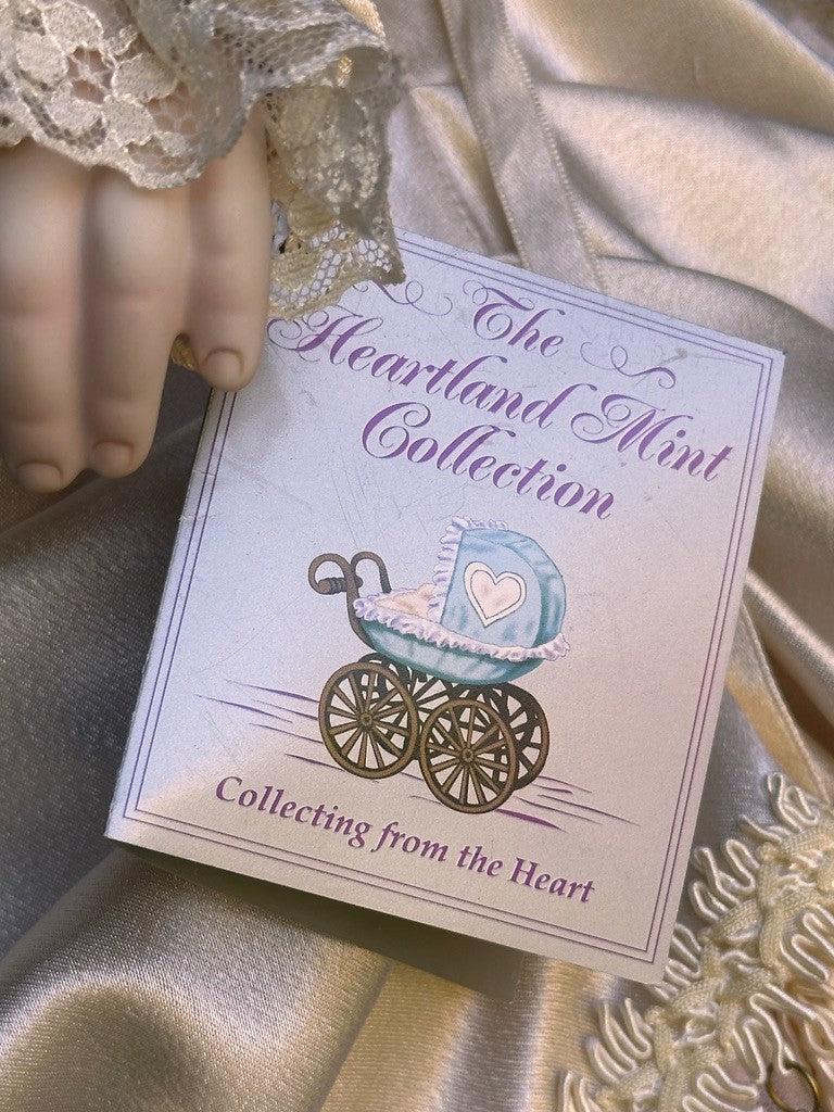 Large Mary Benner 32" Porcelain Repro of French Bru Jne Bebe Bride Doll LE 400