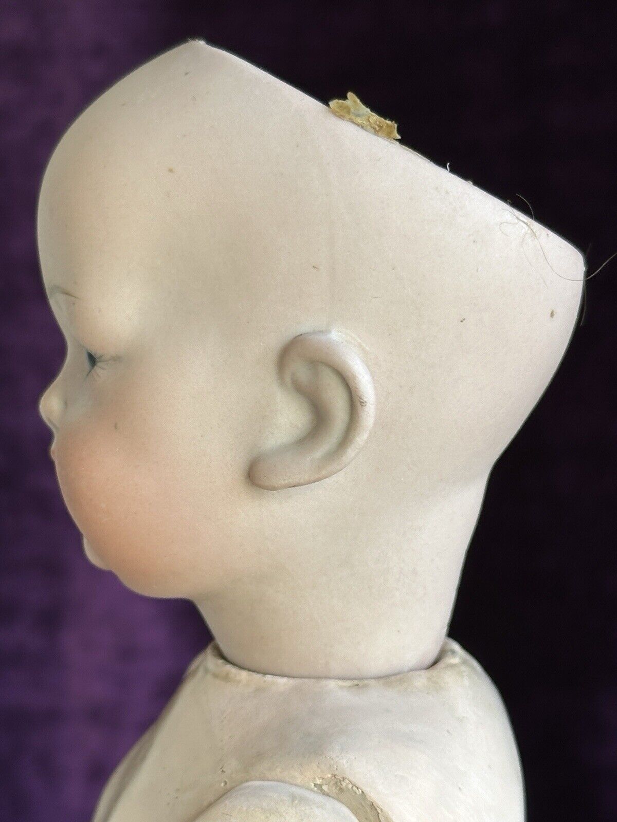 Rare Antique German 11.5” Kley Hahn 160 Open/Closed Mouth Bisque Head Baby Doll