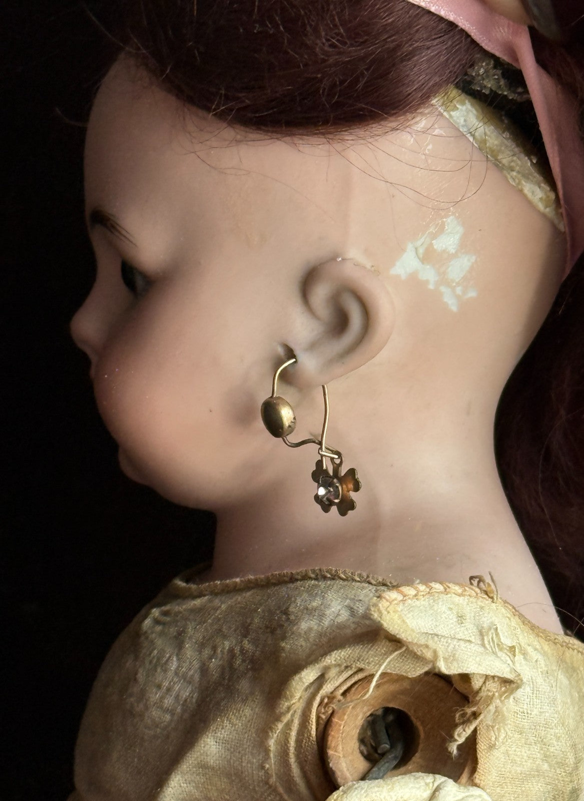 Antique German 21.5” Simon Halbig 1010 Bisque Head Doll