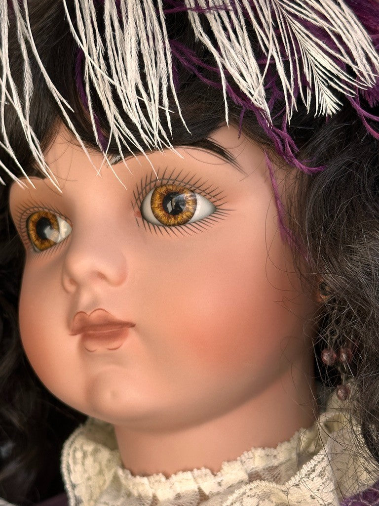 Huge Mary Benner 36" Porcelain Repro of French Bru Jne Michiko Doll LE 750