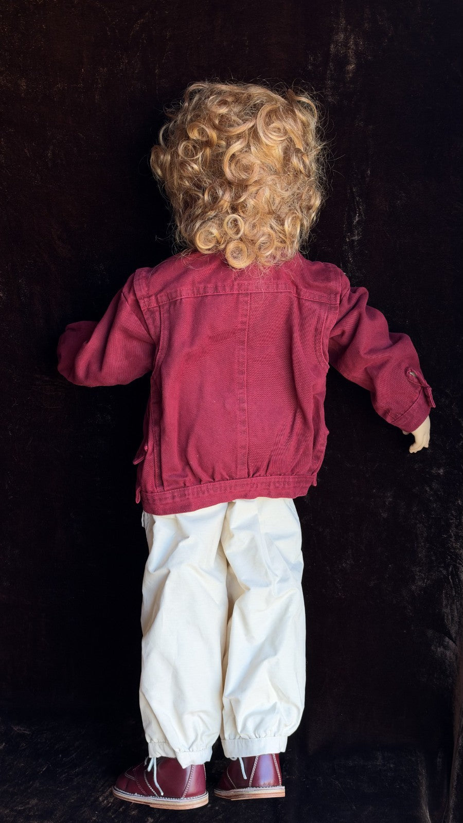 Collectible Annette Himstedt 33” Vinyl Doll Akki Boy from Finland New in Box