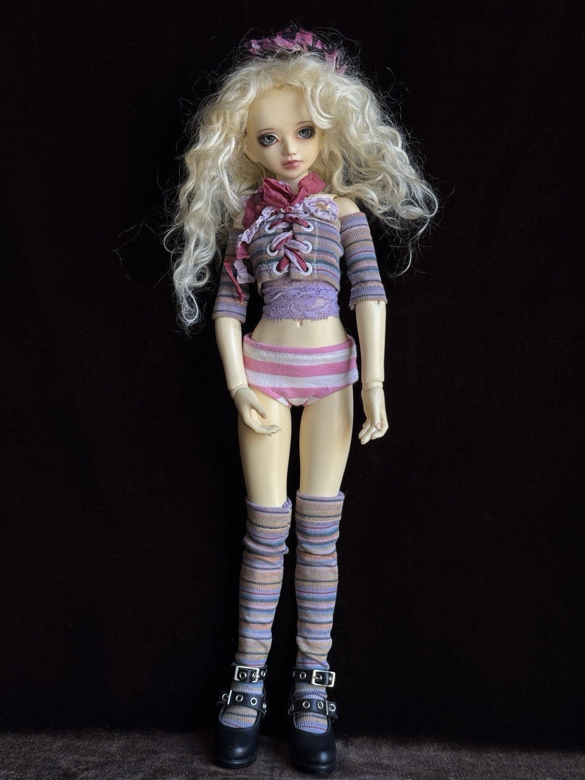 Alchemic Labo Japanese Unoa BJD MSD 17" Resin Doll Faceup Dressed