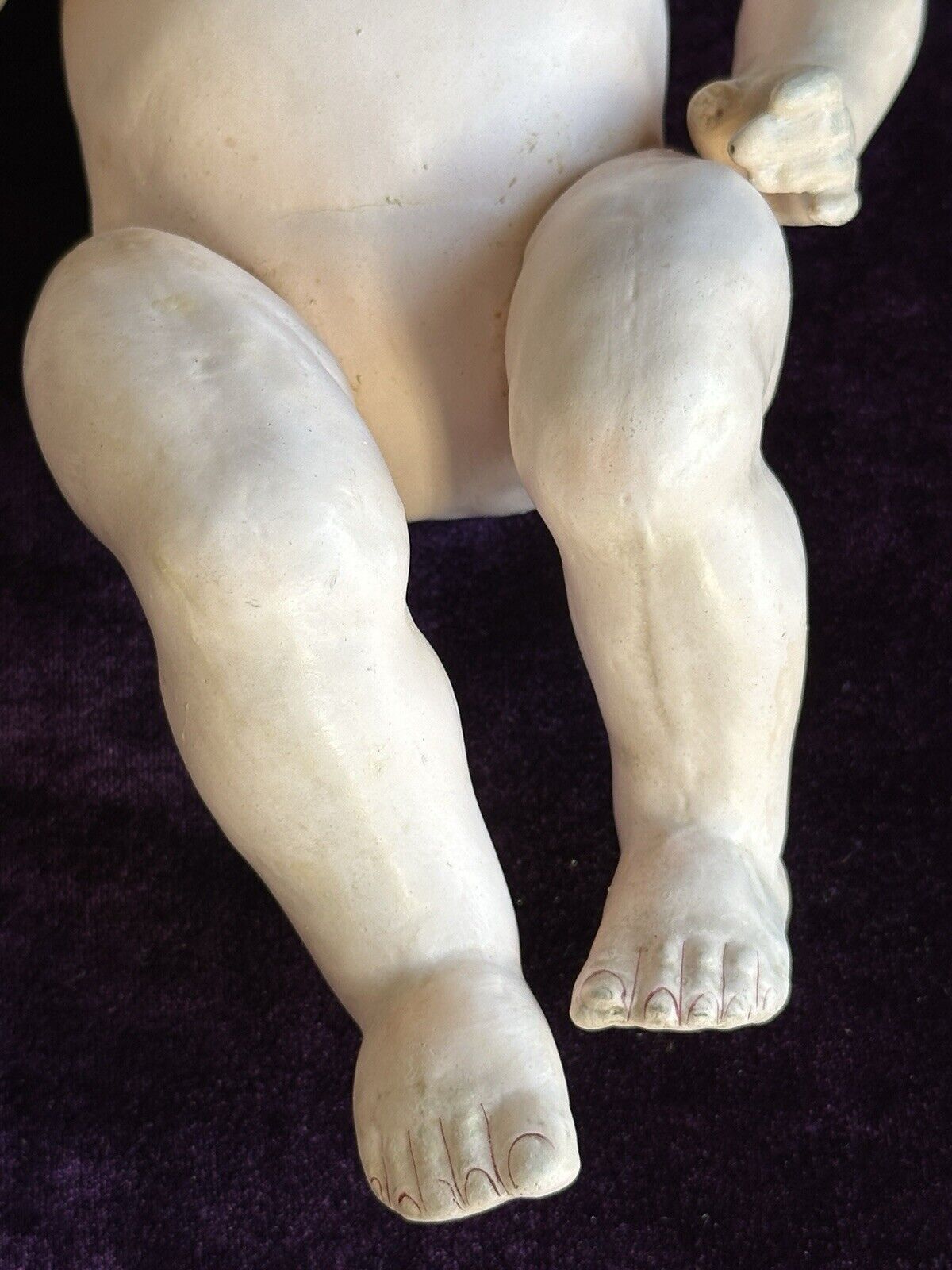 Rare Antique German 11.5” Kley Hahn 160 Open/Closed Mouth Bisque Head Baby Doll