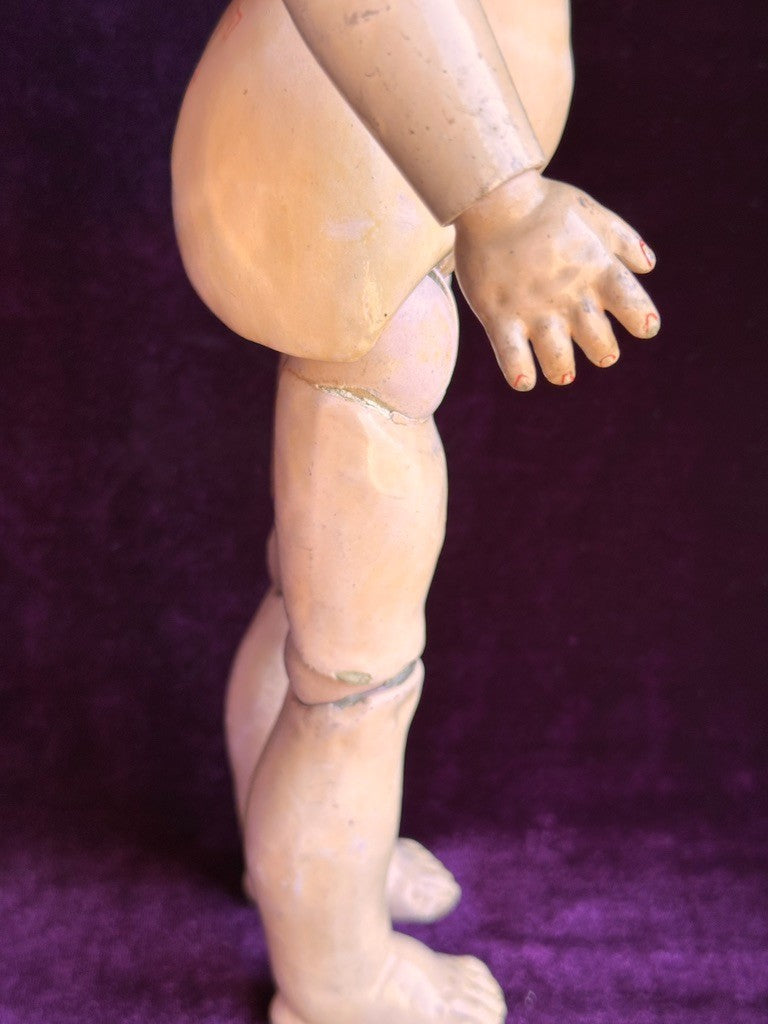 Antique German 15.5” Simon Halbig 1428 Bisque Head Toddler Character Doll