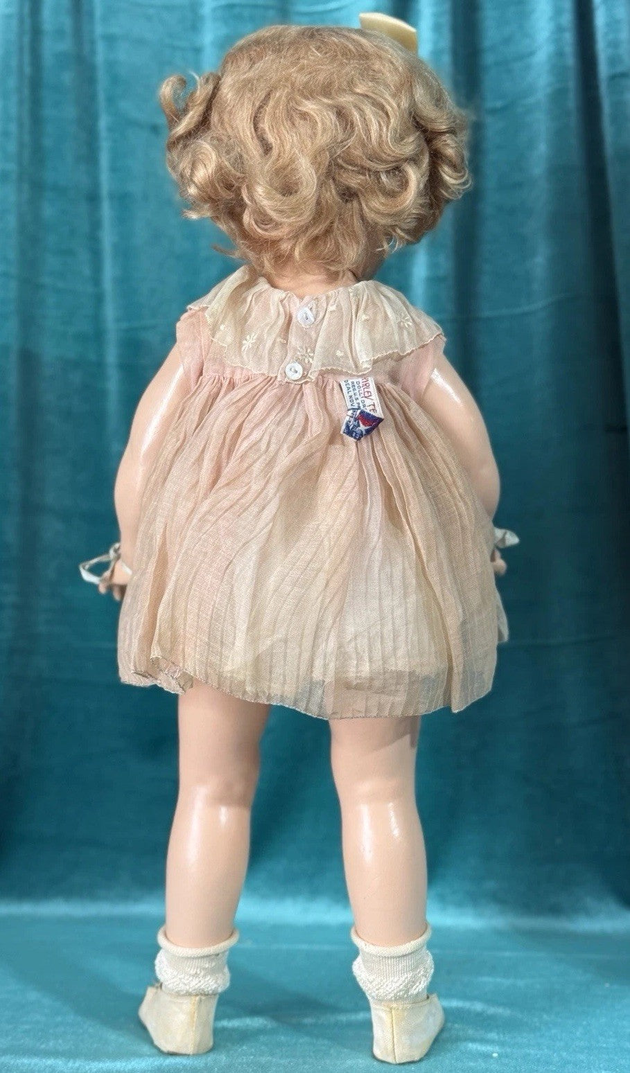 All Original Antique 1930’s Composition 21” Shirley Temple Doll by Ideal Company