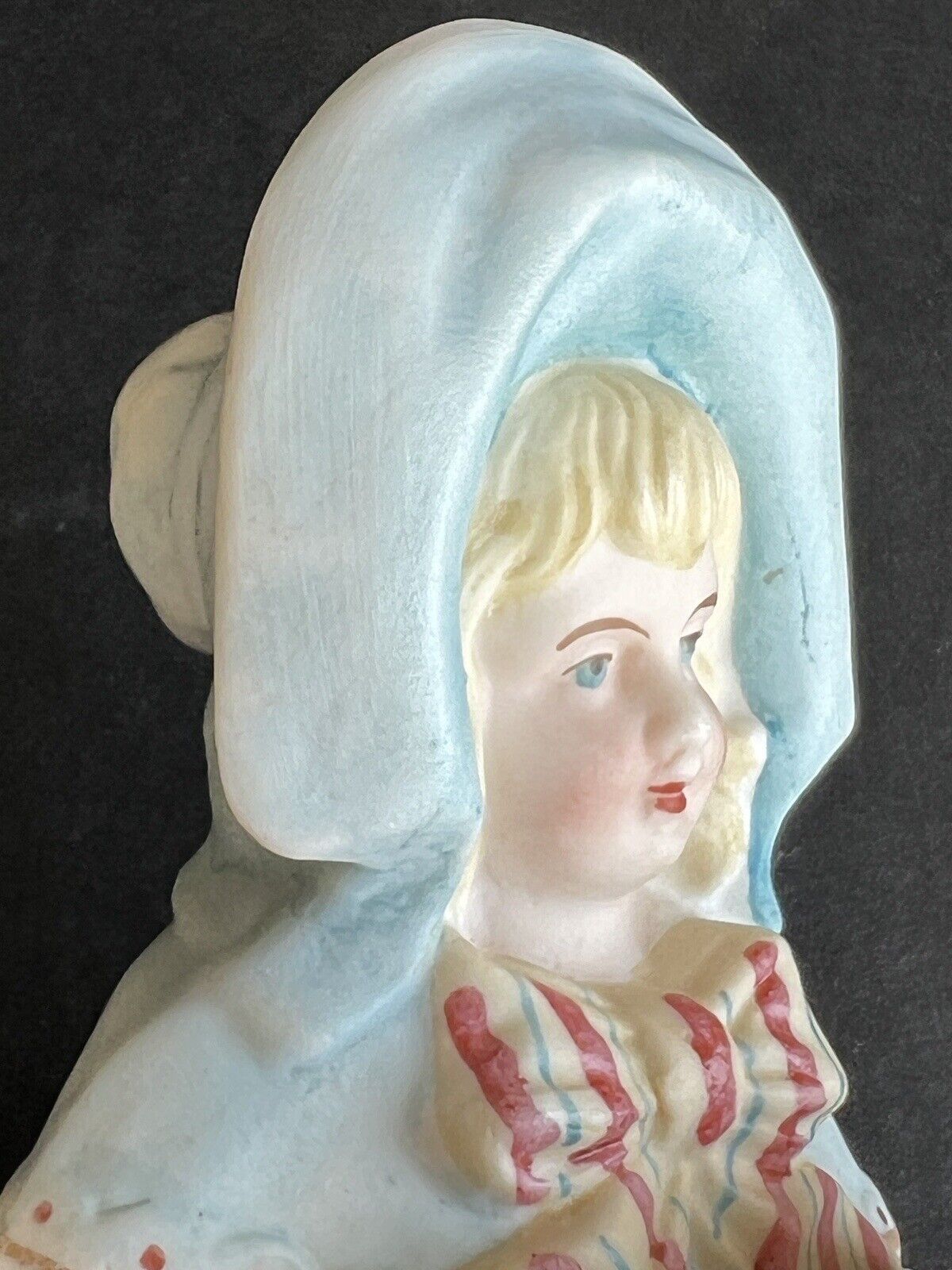 Antique German Gebruder Heubach (?) Unmarked Bisque Boy Figurine