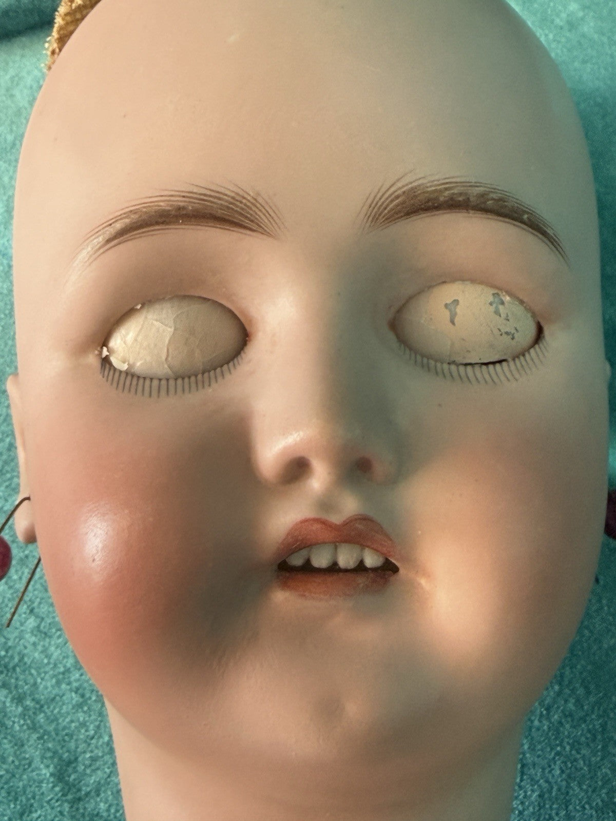 Antique German C.M. Bergmann and Simon Halbig Bisque Head 29” Doll