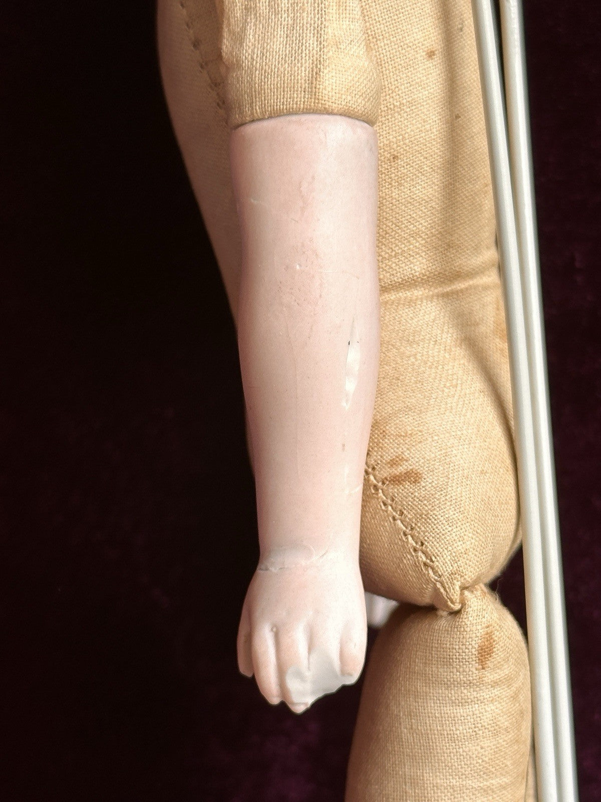 Antique German 10.75” Alt, Beck & Gottschalck Highland Mary Bisque Parian Doll