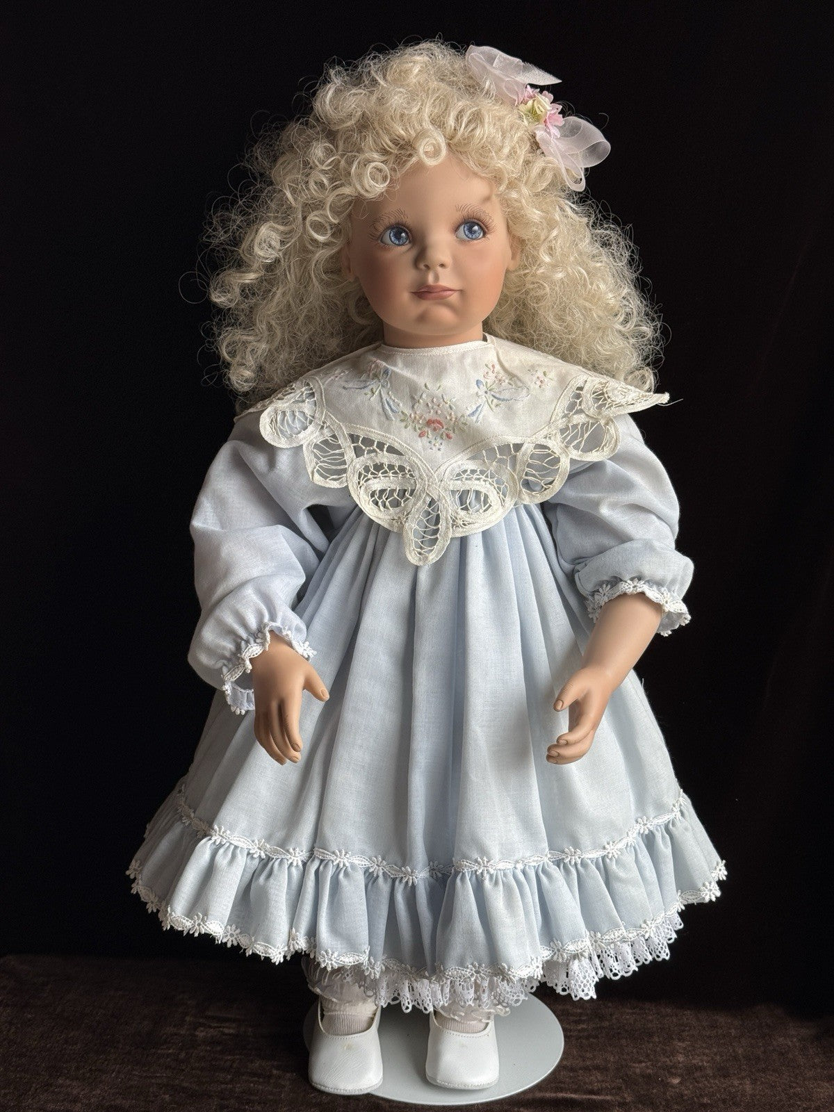 Collectible Virginia Turner 27” Vinyl Cloth Girl Doll LE 300