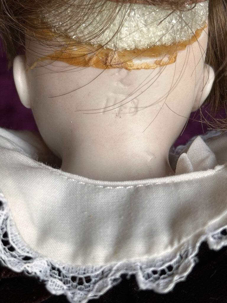 Antique German 13.5" Kestner 148 Bisque Shoulder Head Boy Doll