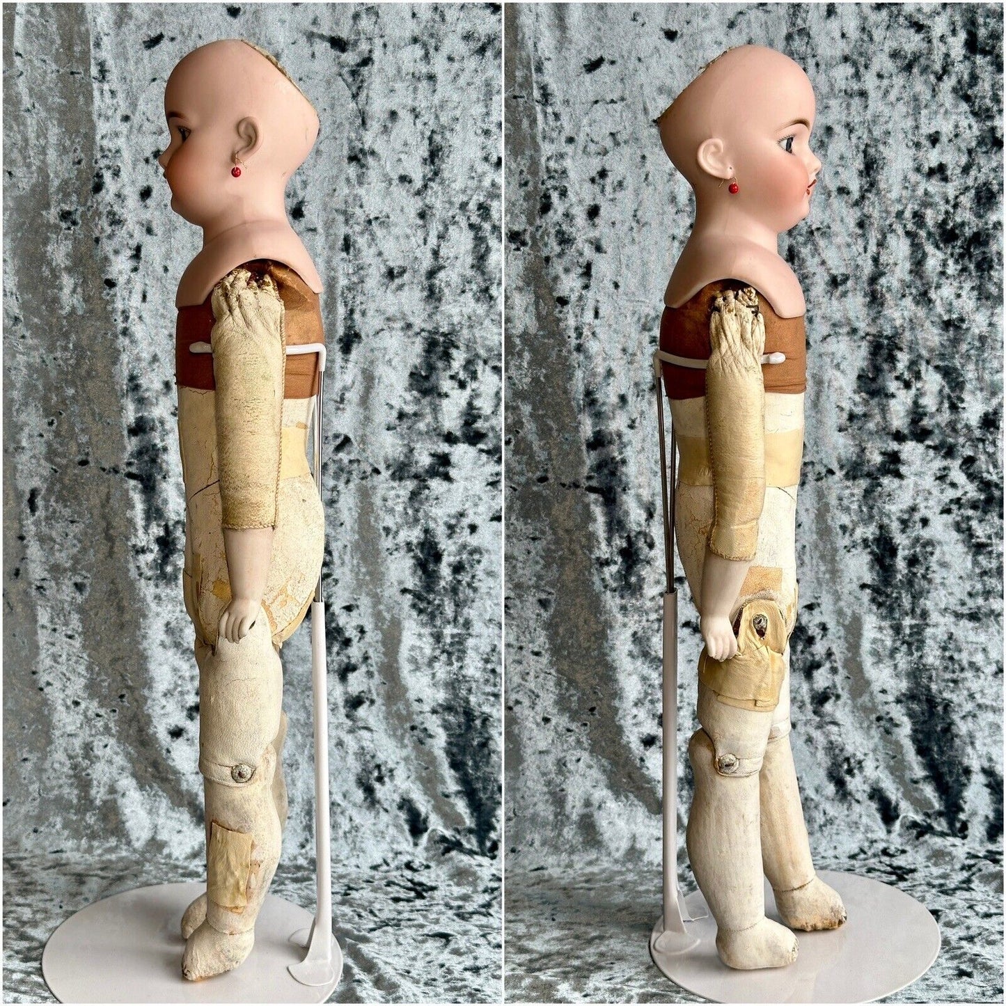 Antique German 20.5” Simon Halbig 1040 Bisque Shoulder Head Doll