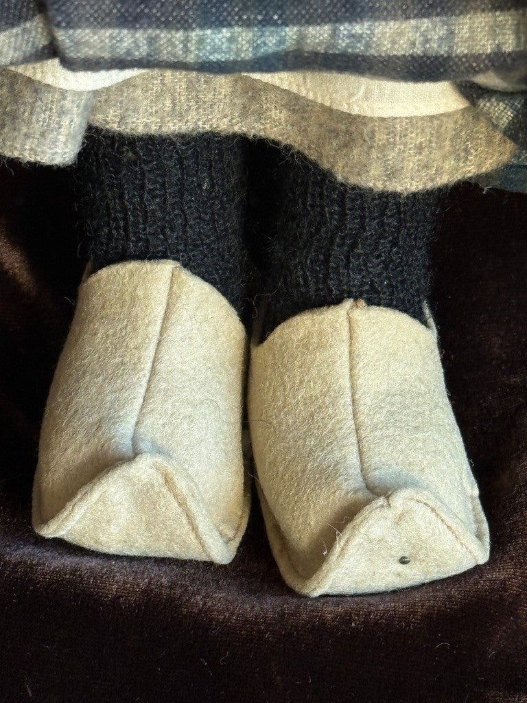 Rare Antique German 18.5” All Original Steiff Dutch Girl Doll