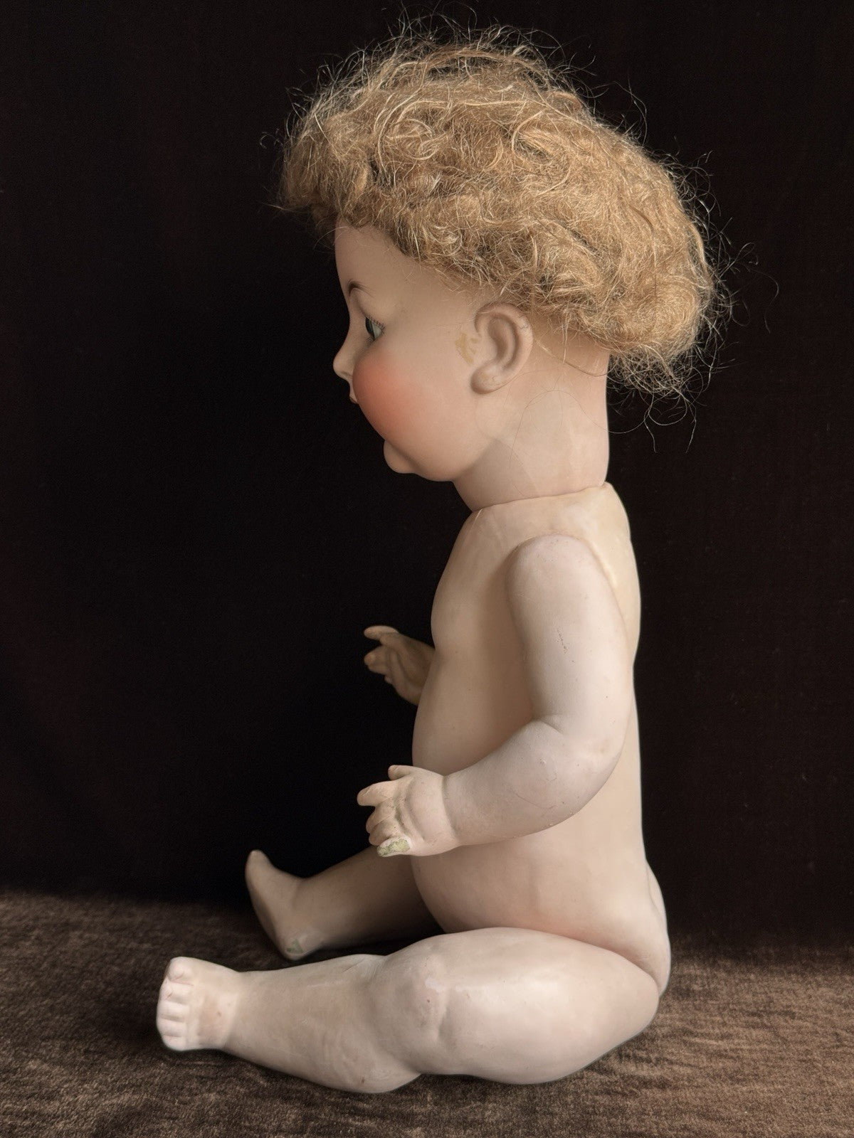 Antique German 21” ABG Alt Beck & Gottschalk 1361 Bisque Head Baby Doll
