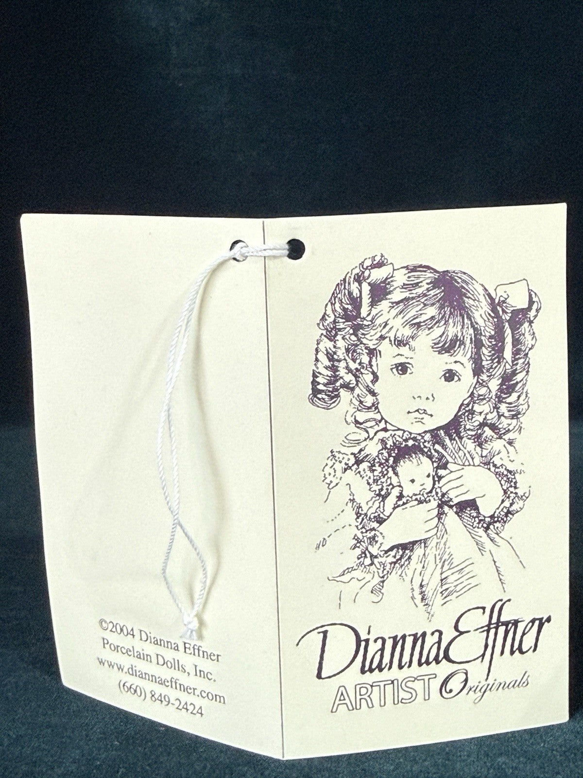 Dianna Effner Little Playmates Doll “Jenny I” 10.5” Porcelain UFDC Doll LE 160