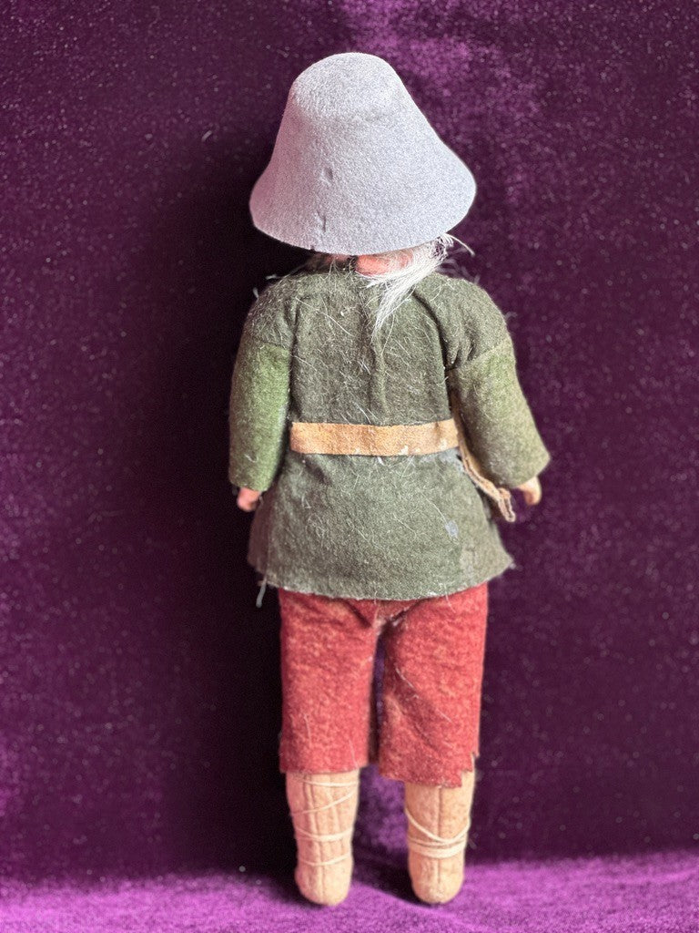 Very Rare 10” Antique German Cuno Otto Dressel "Old Rip" Character Bisque Doll