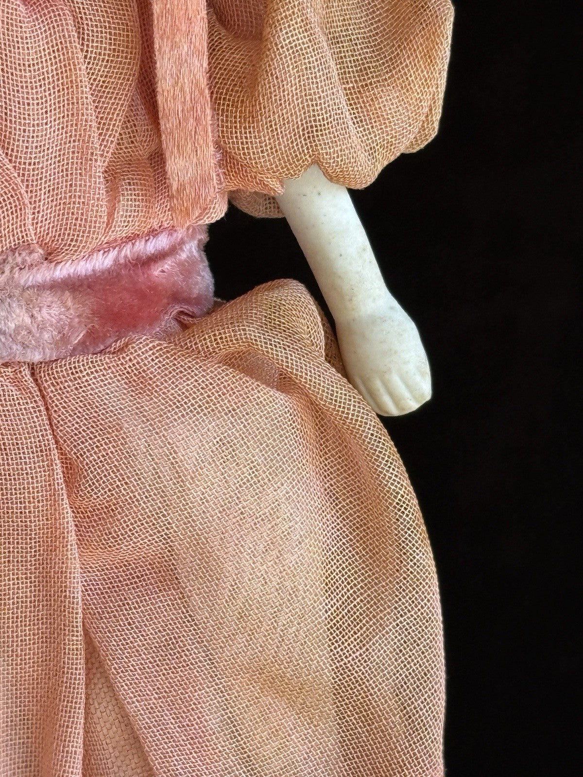 Lot of 2 Vintage Miniature 7.25” Made in Japan Bisque Head Dolls
