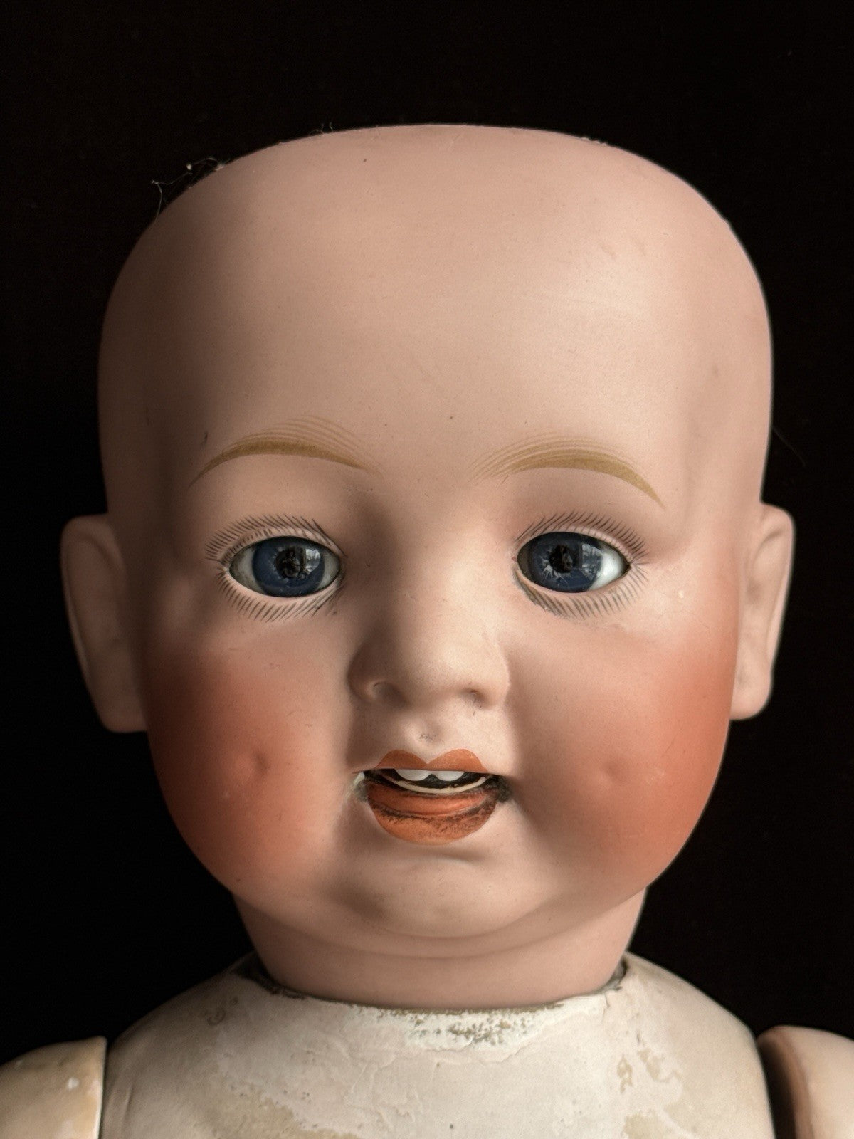 Antique Japanese 21” Morimura Brothers Bisque Head Baby Doll