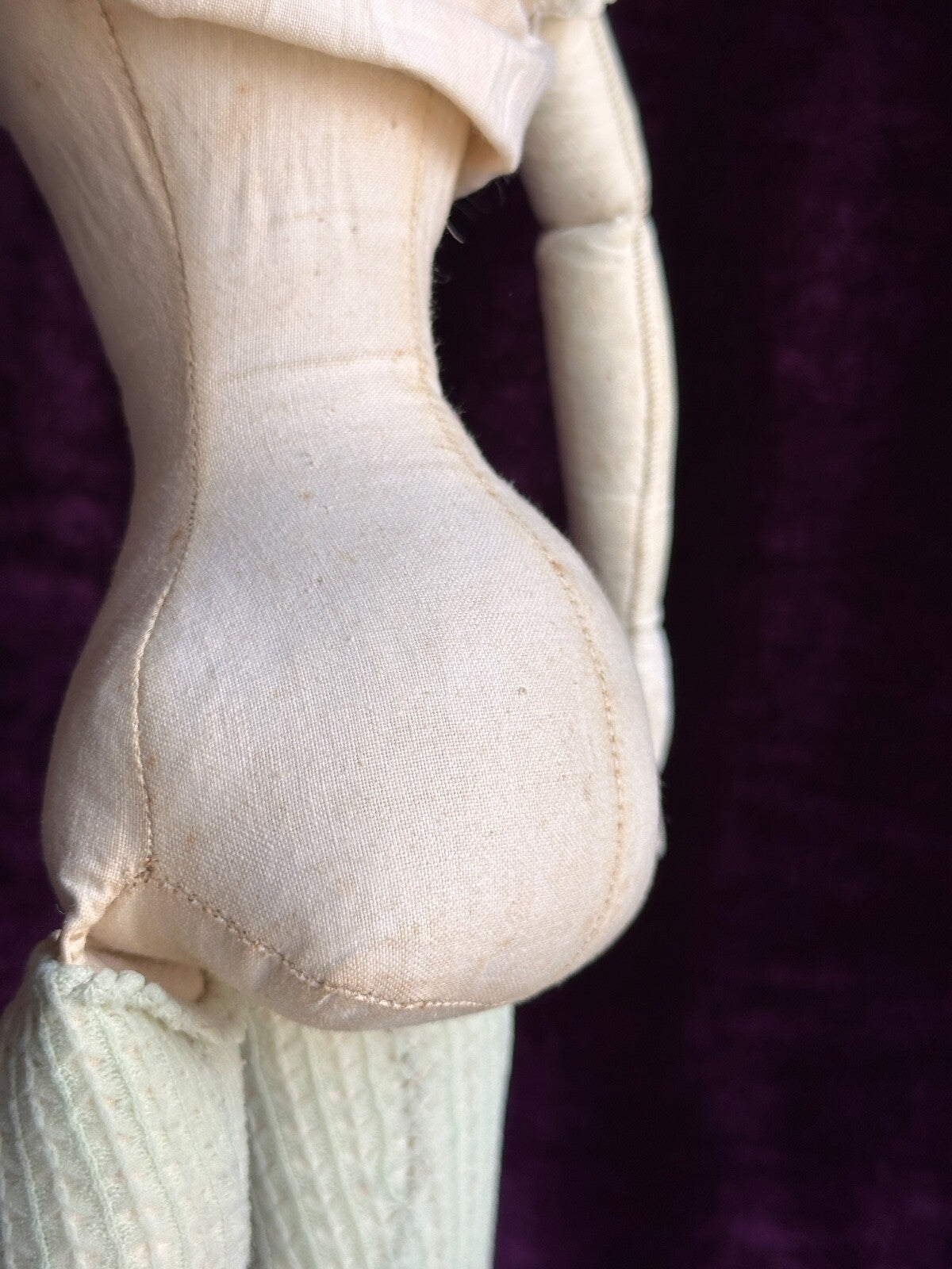 Antique French 19” Poupee Bisque Head Fashion Doll