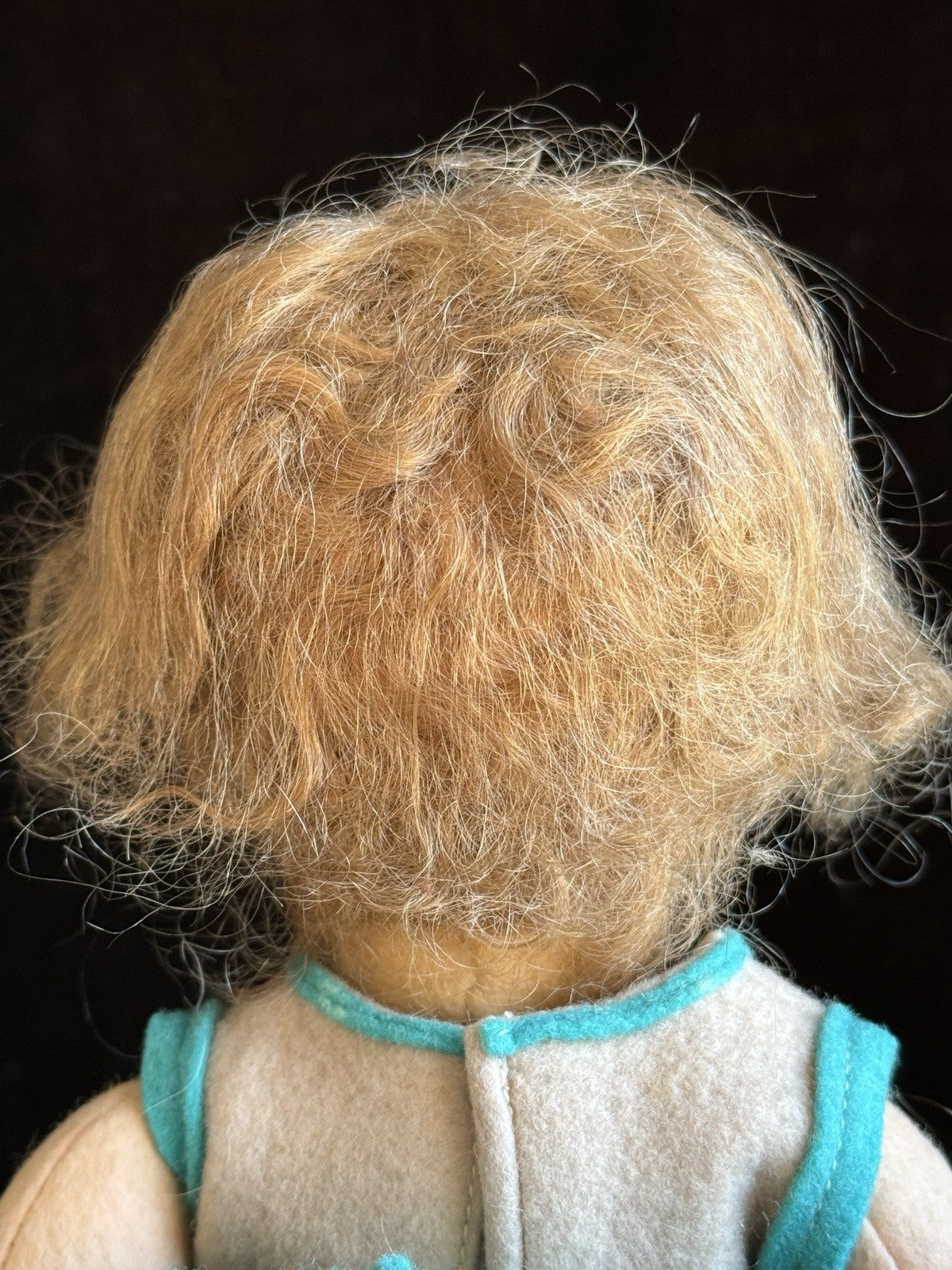 Vintage Italian 12” Lenci 111 Felt Cloth Character Doll