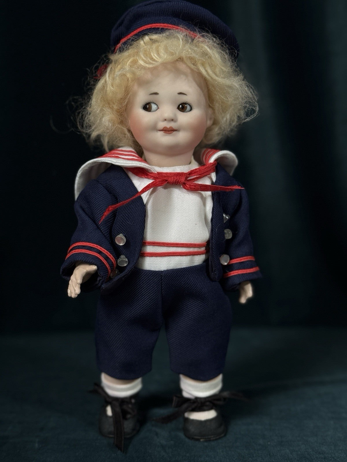 Vintage Reproduction of Rare German Kley & Hahn Googly Eyes 9.5” Doll