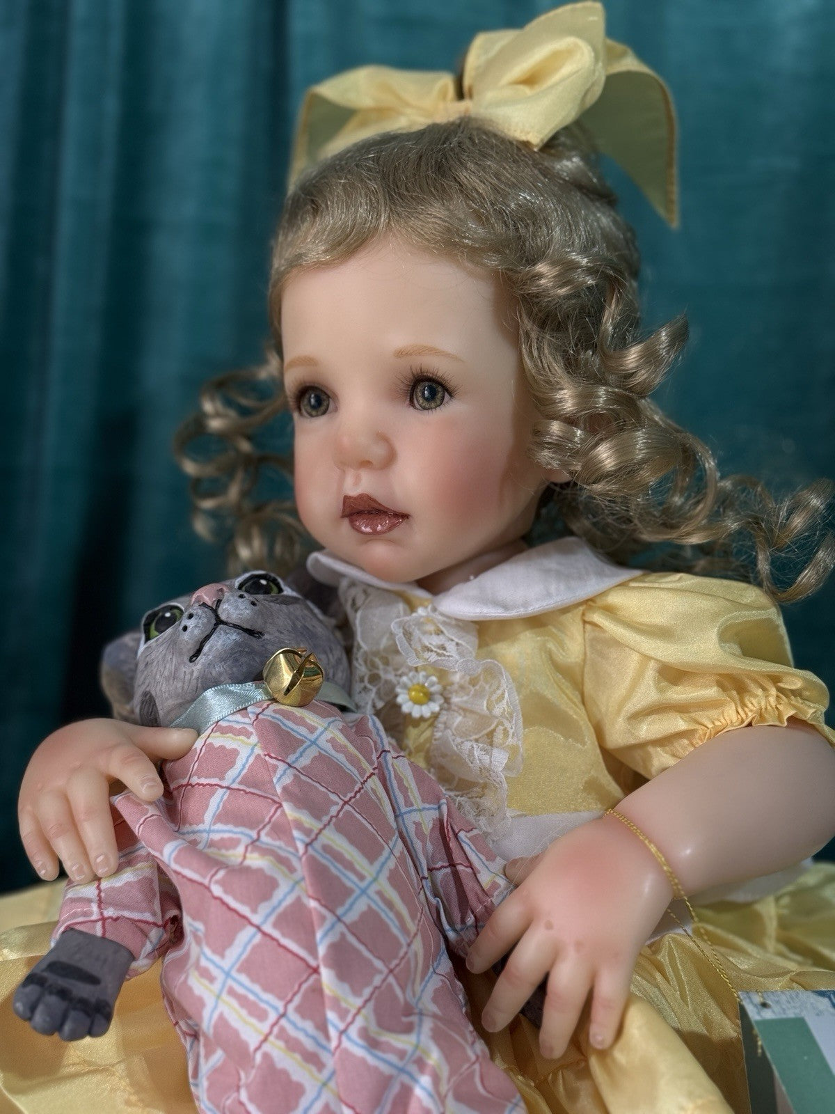 Artist Collectible Resin “Hang In There” Doll by Jane Bradbury LE 089/750