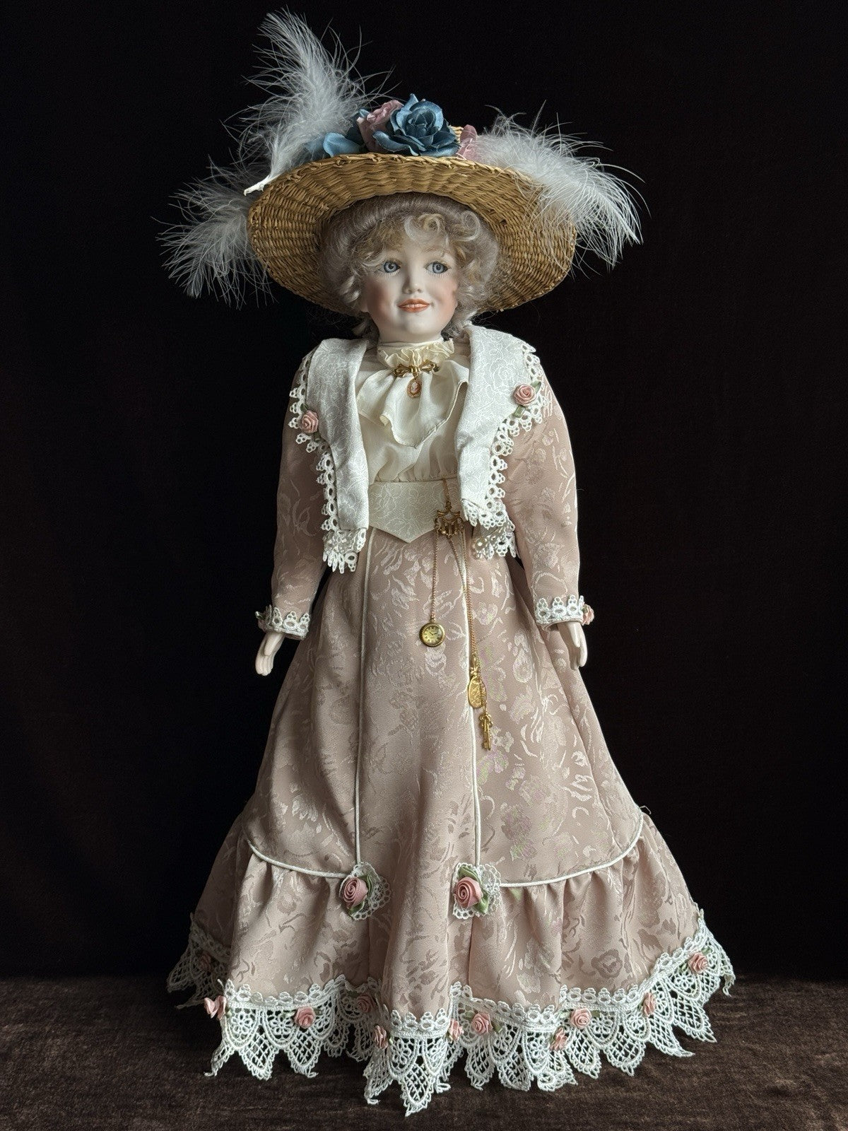 Very Rare Compo 21” Reproduction of Antique Simon Halbig 1388 Lady Fashion Doll
