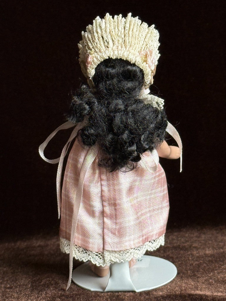 Miniature Cathy Hansen 4” Porcelain Repro of Antique French Mignonette Doll