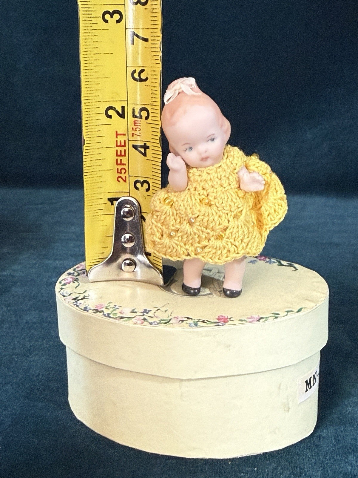 Lot Of 3 Artist Miniature Porcelain Dolls The Palmary Collection Three Heart