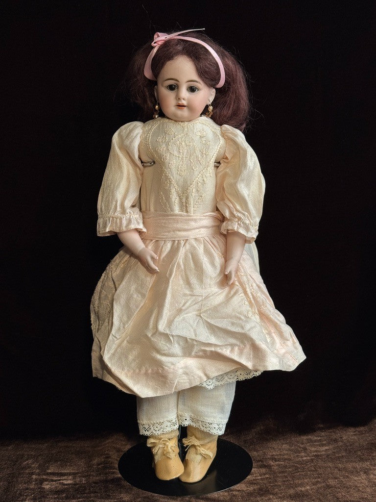 Antique German 21.5” Simon Halbig 1010 Bisque Head Doll