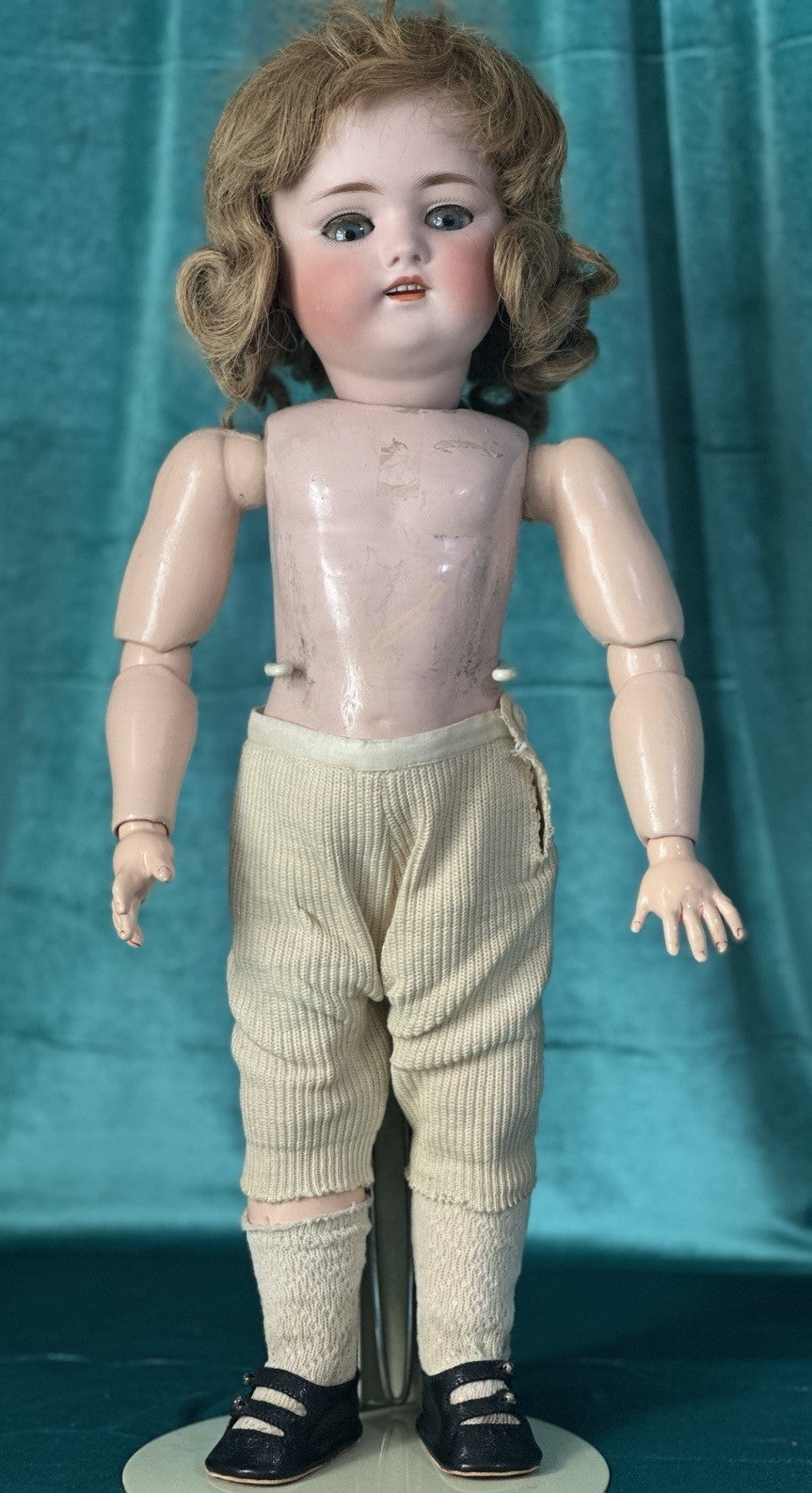 Antique German JDK Kestner Bisque Head Composition Body 16” Doll Mold 168