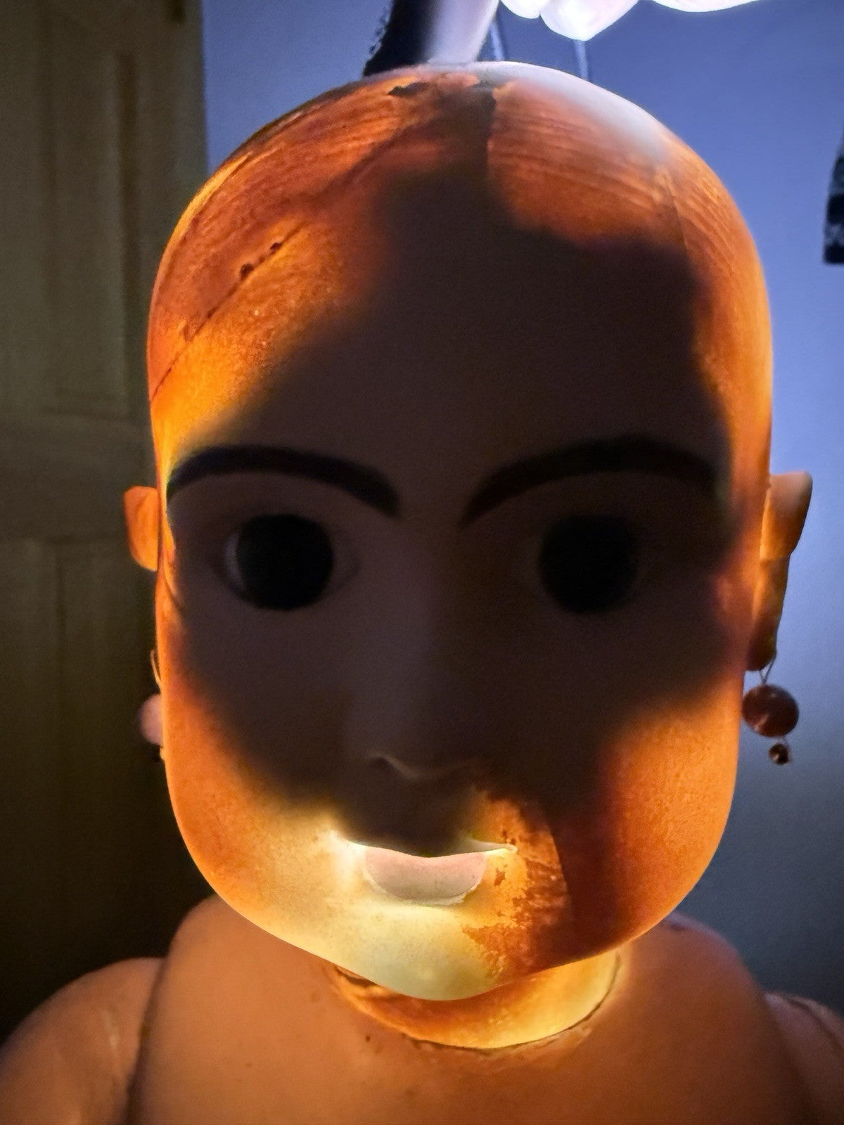 Large Antique French Original Restored JUMEAU 32” Bisque Head Doll